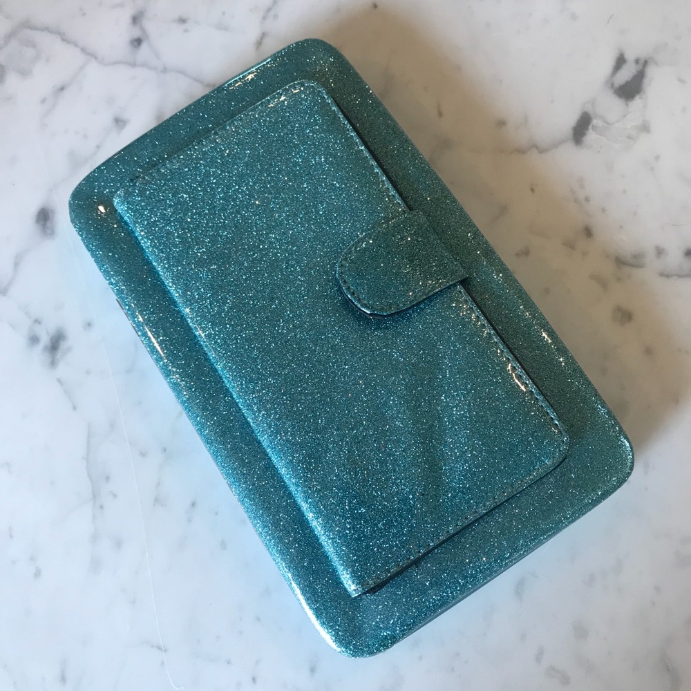 Nevertheless Used Blue Sparkle Vinyl Wallet